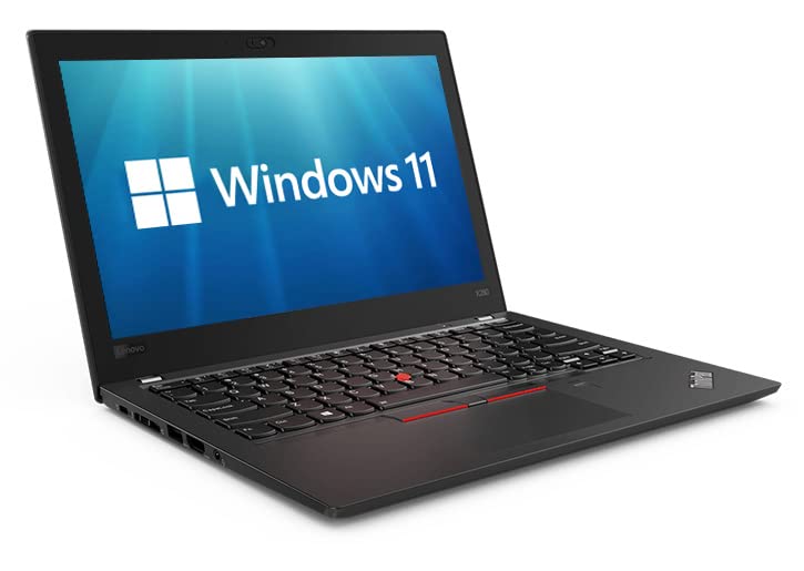 Lenovo ThinkPad X280 12.5" HD Display Windows 11 Pro Quad Core i5-8350U 8GB 256GB SSD WebCam WiFi Ultrabook (Renewed)