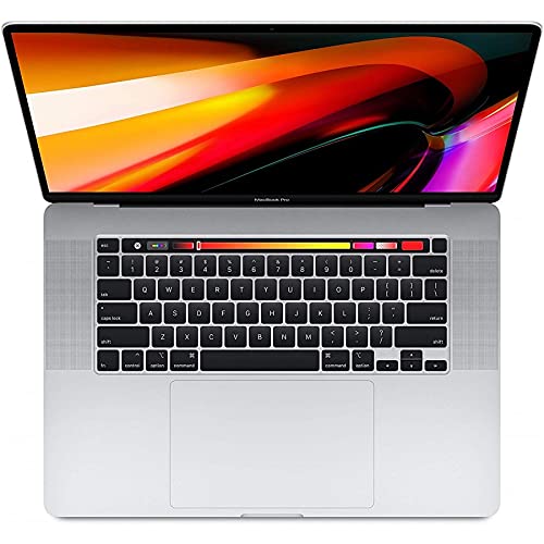 2019 Apple MacBook Pro with 2.4GHz Intel Core i9 (16-inch, 32GB RAM, 512GB SSD Storage) (QWERTY English) Silver (Renewed)