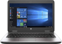HP ProBook 640 G2 14" Laptop - Intel Core i5 6th Gen CPU - 8GB RAM - 256GB SSD - Windows 10 Pro - Renewed