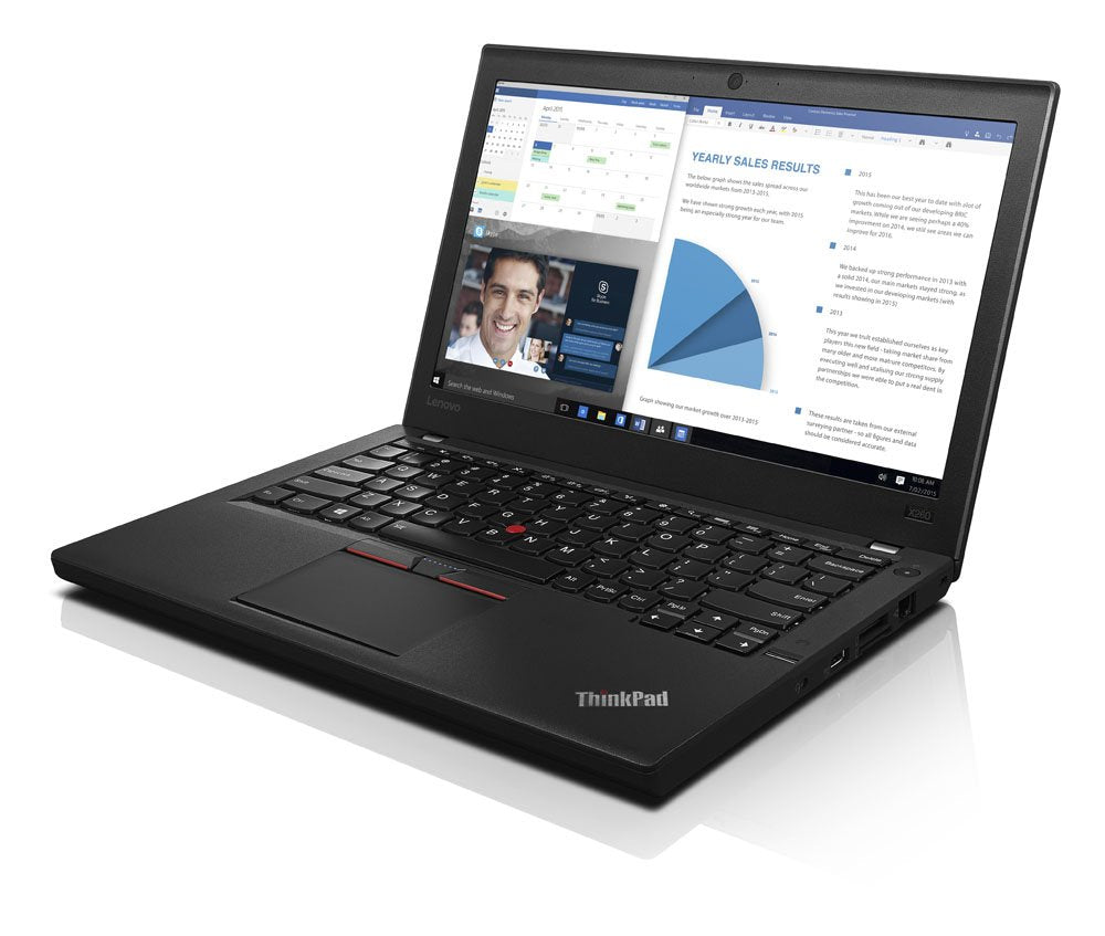 Lenovo ThinkPad X260 12.5 Ultrabook - Core i5-6300U 2.4GHz, 8GB RAM, 128GB SSD, HDMI, WiFi, WebCam, Windows 10 Professional 64-bit (Renewed)