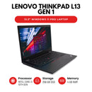 Lenovo ThinkPad L13 Gen 1 13.3” Laptop – Intel Core i3 10th Gen CPU – 4GB RAM – 256GB SSD – Windows 11 Pro – Renewed